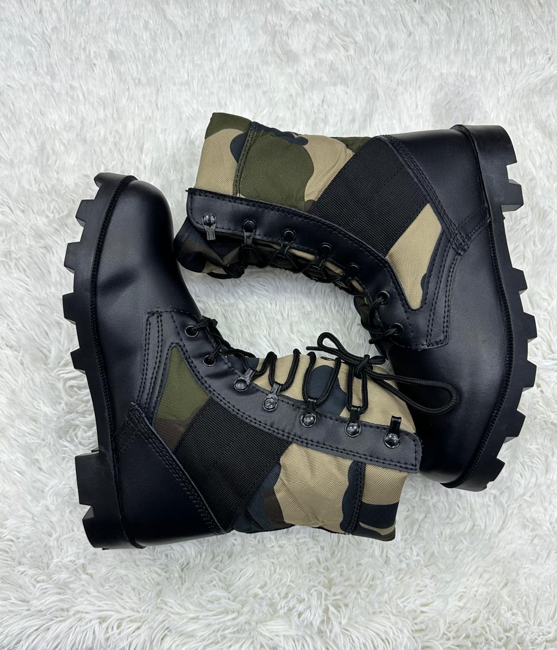 Camouflage boots
