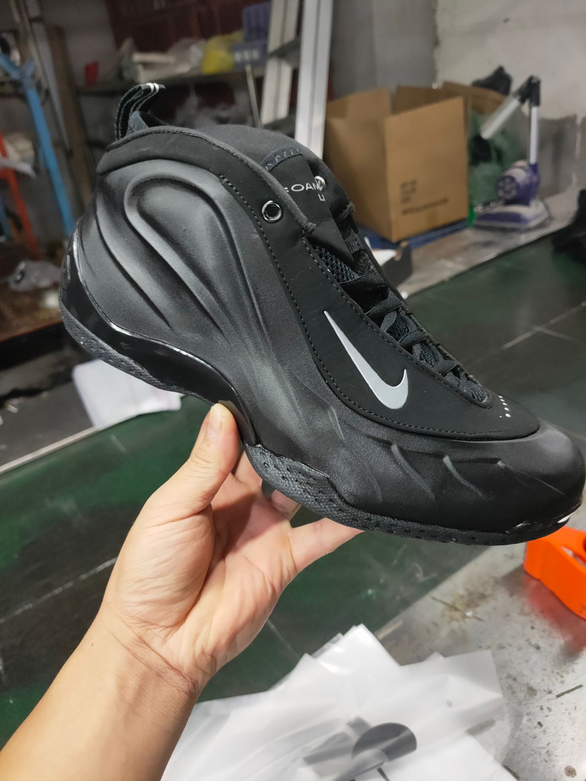 Nike Air Foamposite Lite ASG Kryptonate- Iconic Basketball Shoes