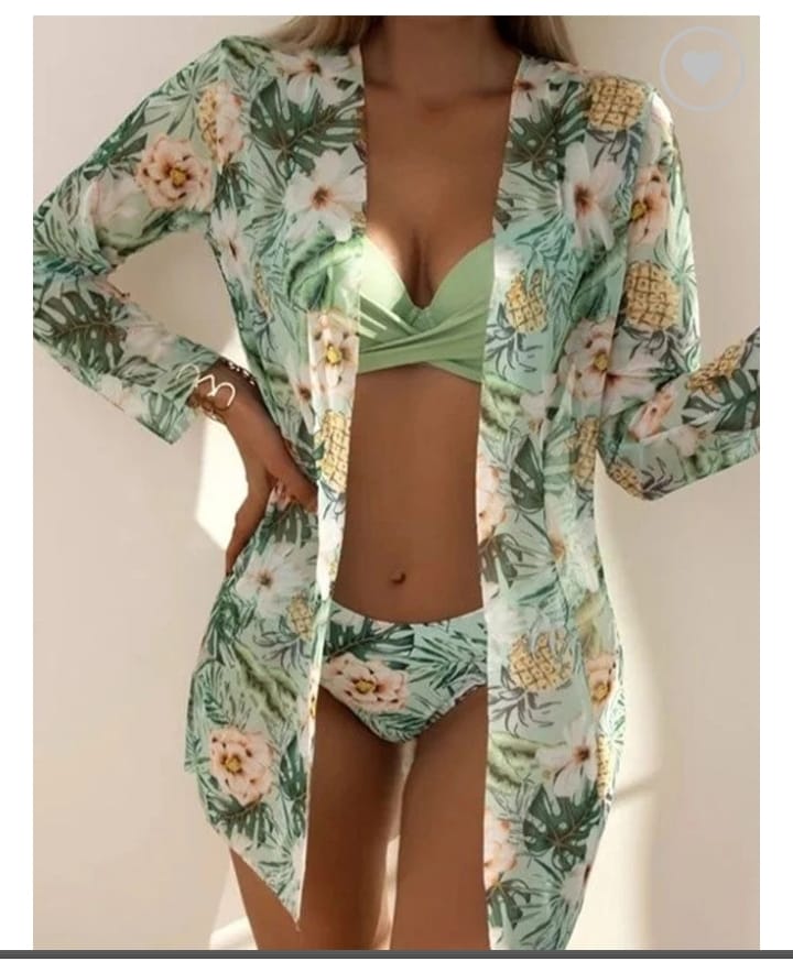 Three Piece Swimwear - Versatile Style for Every Beach Day