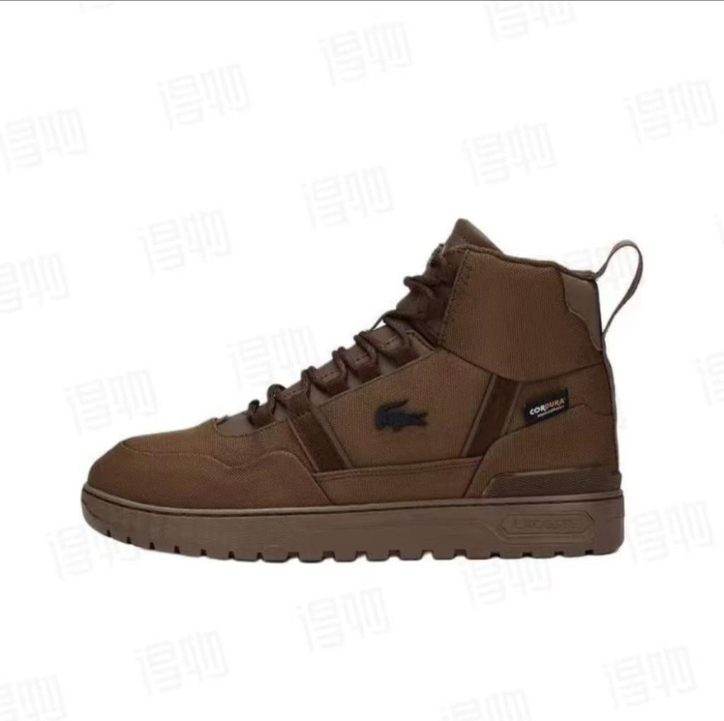 Lacoste Cordura High-Top Utility Sneakers – Durable Men’s Fashion Boots
