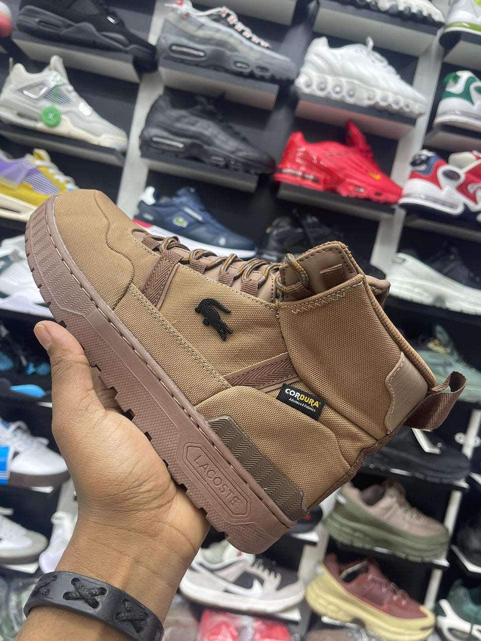 Lacoste Cordura Tactical High-Top Sneakers – Durable Street-Ready Style