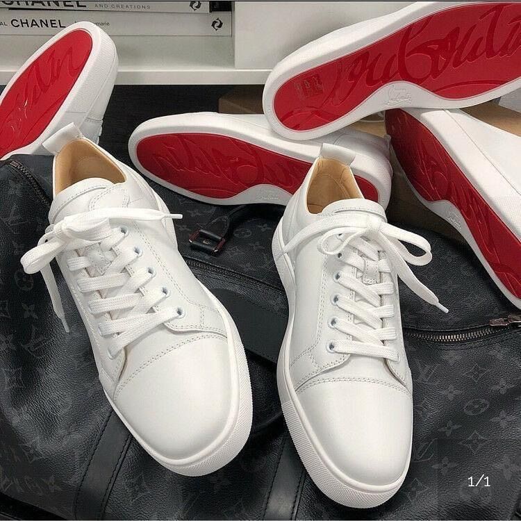 Christian Louboutin Vieira Sneakers - Iconic Red Sole Luxury