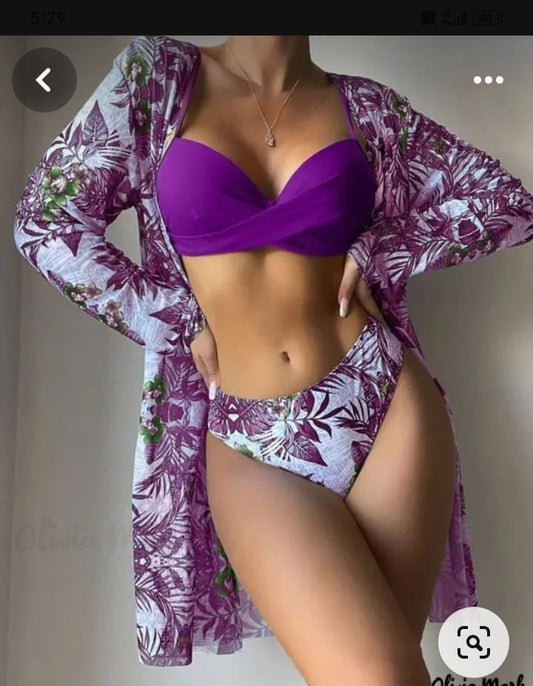 Three Piece Swimwear - Versatile Style for Every Beach Day