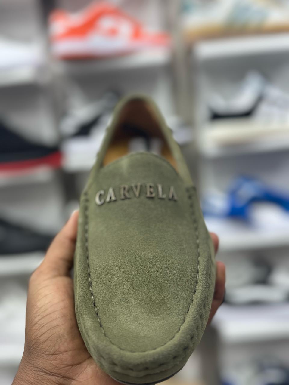 Carvela Black Suede Loafers – Stylish & Comfortable Slip-Ons