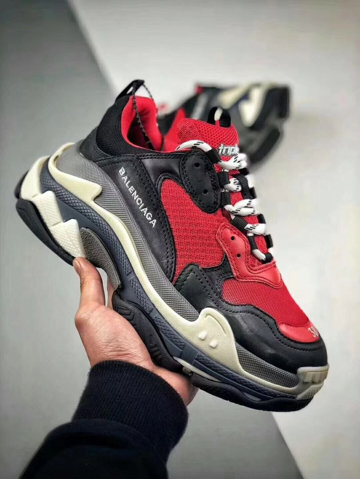 Balenciaga Triple S Clear Sole Sneakers – White | Chunky Luxury Footwear