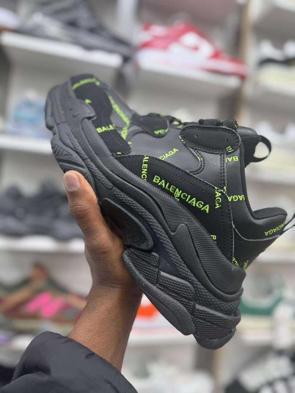 Balenciaga Triple S Clear Sole Sneakers – White | Chunky Luxury Footwear