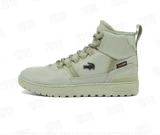 Lacoste Cordura High-Top Utility Sneakers – Durable Men’s Fashion Boots