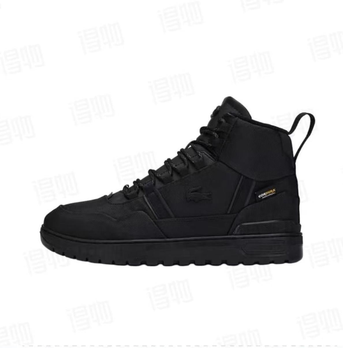 Lacoste Cordura High-Top Utility Sneakers – Durable Men’s Fashion Boots