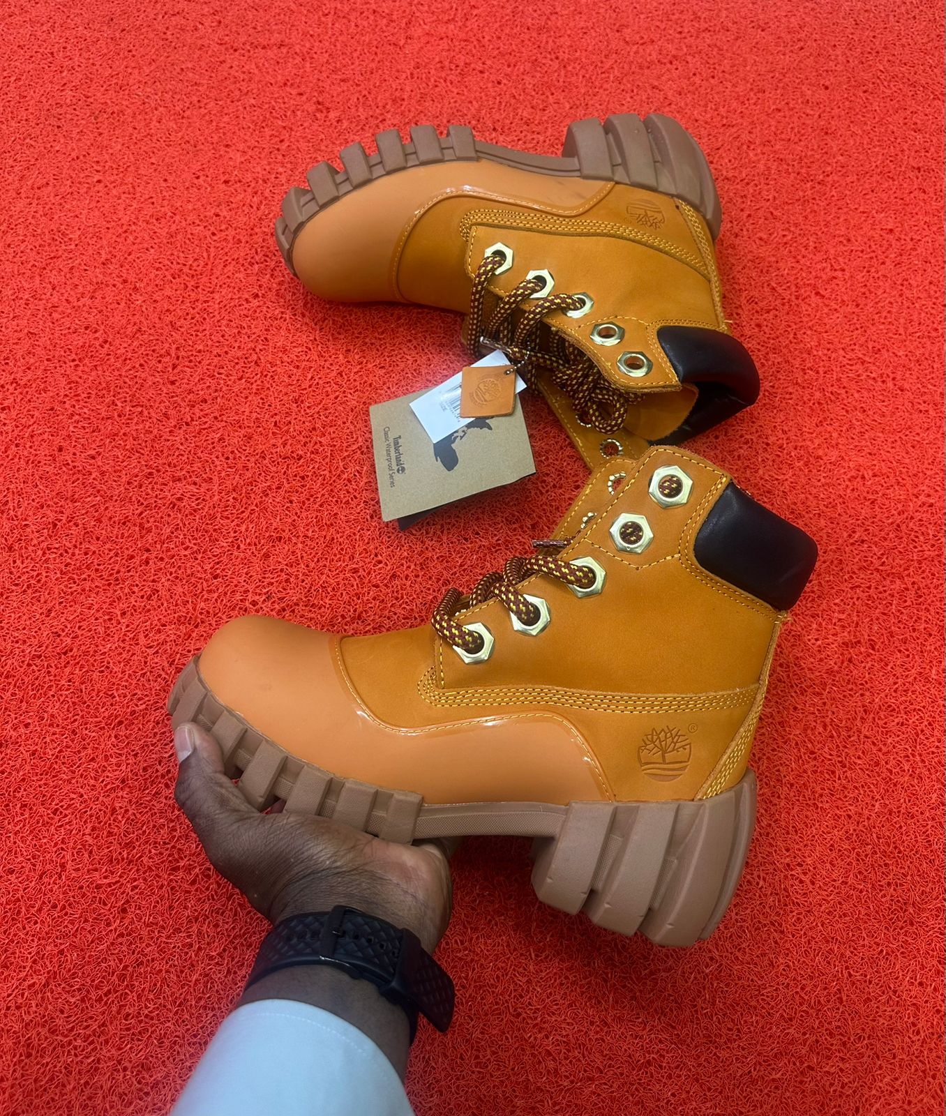 Timberland Chunky Combat Boots for Men & Women – Rugged Urban Waterproof Series